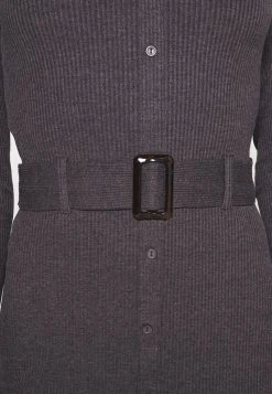 Even&Odd Mujer Vestido De Punto - Mottled Dark Grey -Even&Odd Ventas 2024 bba6214e995f4fecb1bba20f40a282ce