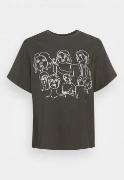 Even&Odd Mujer Camiseta Estampada - Anthracite -Even&Odd Ventas 2024 bc8df77c3f53495d9010f394a744bddb