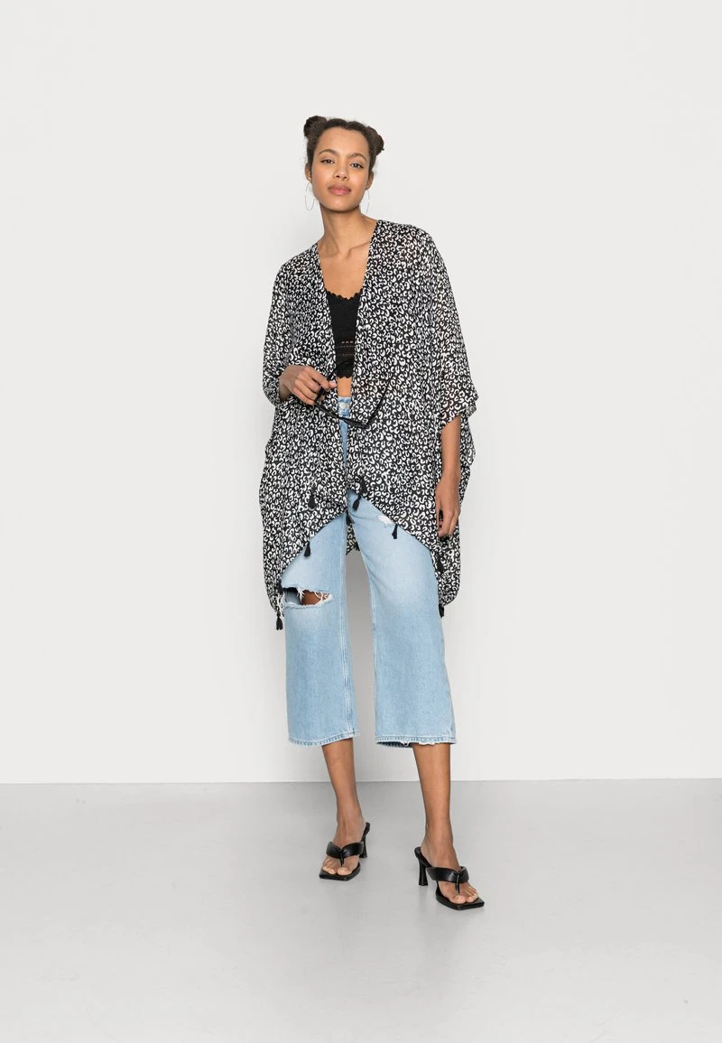 Even&Odd Mujer Chaqueta Fina - Black/offwhite 4 Even&Odd Mujer Chaqueta Fina - Black/offwhite - Imagen 2