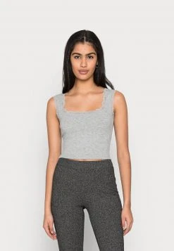 Even&Odd Mujer Top - Mottled Light Grey