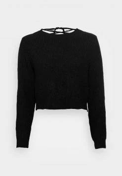 Even&Odd Mujer BACK DETAIL LACING - Jersey De Punto - Black -Even&Odd Ventas 2024 bf9d5e200af34969ba1cda149dea23d3