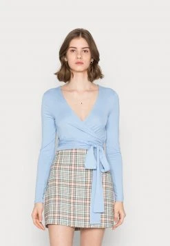 Even&Odd Mujer Camiseta De Manga Larga - Light Blue