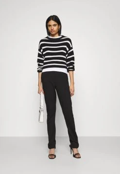 Even&Odd Mujer Jersey De Punto - Black/white -Even&Odd Ventas 2024 bff8805630a84fad87ad302bd4d71068