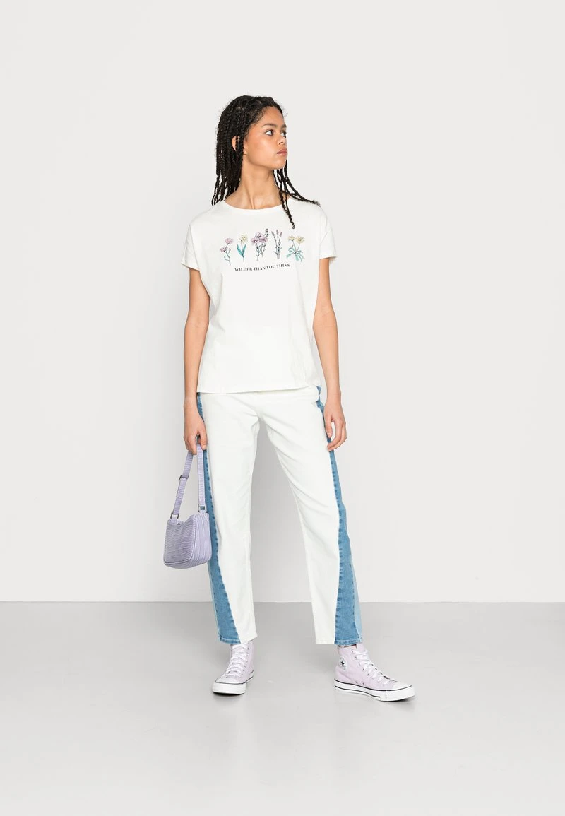 Even&Odd Mujer Camiseta Estampada - White 4 Even&Odd Mujer Camiseta Estampada - White - Imagen 2