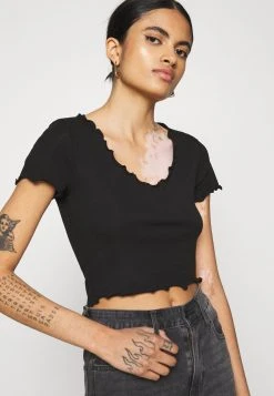 Even&Odd Mujer Camiseta Básica - Black -Even&Odd Ventas 2024 c10e7174a522408ebb0e49eb449da722