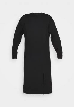 Even&Odd Mujer SWEAT - Midi Slit Dress - Vestido Informal - Black -Even&Odd Ventas 2024 c329a903d5134b27b92c56b092b19758