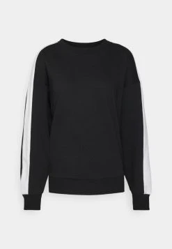 Even&Odd Mujer OVERSIZED SWEATSHIRT WITH STRIPE - Sudadera - Black -Even&Odd Ventas 2024 c375d1b5842b478d860562fee27ff904