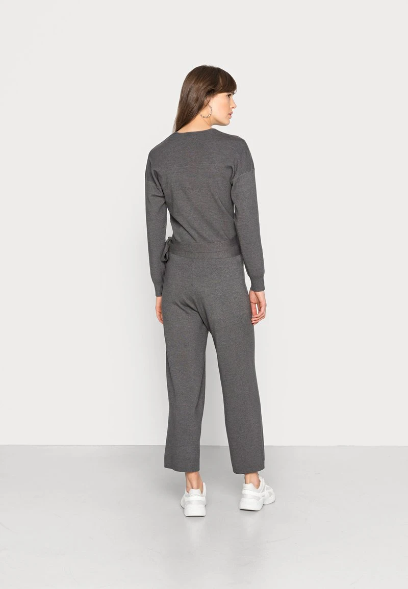 Even&Odd Mujer WRAPPED CARDIGAN SET - Chaqueta De Punto - Mottled Dark Grey 5 Even&Odd Mujer WRAPPED CARDIGAN SET - Chaqueta De Punto - Mottled Dark Grey - Imagen 3