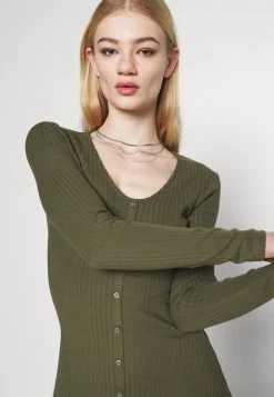 Even&Odd Mujer Ribbed Button Through Mini Dress - Vestido De Punto - Green -Even&Odd Ventas 2024 c634473fe66a4f31bc7904c5bd9fe354