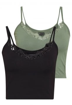 Even&Odd Mujer 2 PACK - Top - Green/black