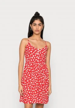 Even&Odd Mujer Vestido Informal - White/red