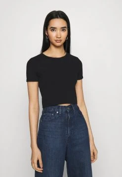 Even&Odd Mujer Camiseta Estampada - Black