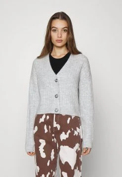 Even&Odd Mujer Chaqueta De Punto - Mottled Light Grey