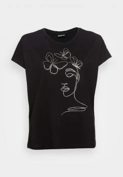 Even&Odd Mujer Camiseta Estampada - Black -Even&Odd Ventas 2024 cb5cadcda9b64abab9d7b9fba23f5800