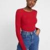 Even&Odd Mujer Jersey De Punto - Dark Red -Even&Odd Ventas 2024 ccbe4824025b457d87459f1b3119e418