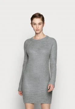 Even&Odd Mujer Vestido De Punto - Mottled Grey