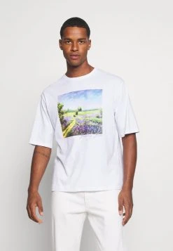 Even&Odd Unisexo UNISEX - Camiseta Estampada - White