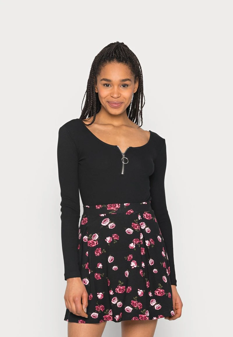 Even&Odd Mujer Falda Acampanada - Black/multi Coloured 4 Even&Odd Mujer Falda Acampanada - Black/multi Coloured - Imagen 2