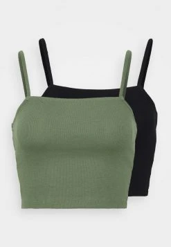 Even&Odd Mujer 2 PACK - Top - Green/black -Even&Odd Ventas 2024 cf259e5d7bf3443e91914970edae7910