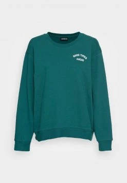 Even&Odd Mujer Oversized Printed Sweatshirt - Sudadera - Dark Green -Even&Odd Ventas 2024 cfb863748a6a45d5965c823579334bfc