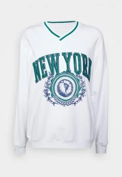 Even&Odd Mujer Sudadera - White/green