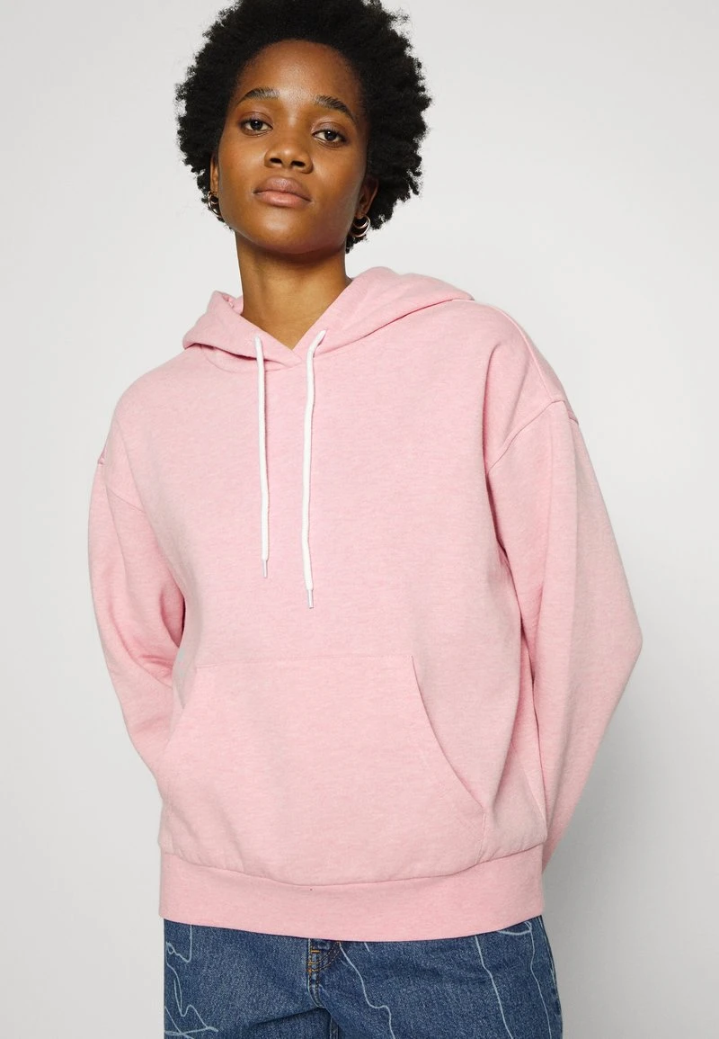 Even&Odd Mujer OVERSIZED HOODIE CONTRAST CORD - Jersey Con Capucha - Mottled Pink 6 Even&Odd Mujer OVERSIZED HOODIE CONTRAST CORD - Jersey Con Capucha - Mottled Pink - Imagen 4