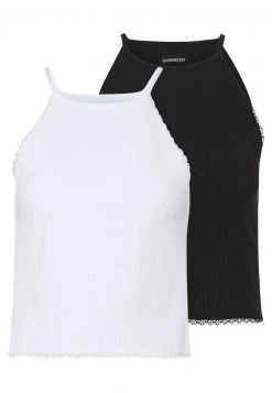 Even&Odd Mujer 2 PACK - Top - Black/white