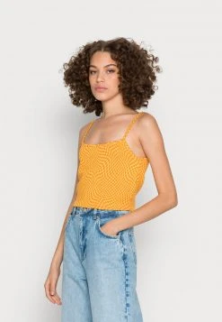 Even&Odd Mujer Top - Orange/yellow