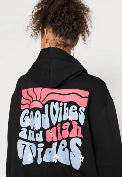 Even&Odd Mujer 70'S GOOD PRINT OVERSIZED HOODIE - Sudadera - Black -Even&Odd Ventas 2024 d0bb466557664aa9b07ee2d0bcc1f4cd