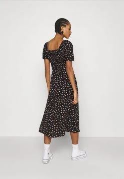 Even&Odd Mujer WOVEN MIDI SWEATHEART NECKLINE PRINTED - Vestido Informal - Black/white -Even&Odd Ventas 2024 d10ebb9901e544e9b8e406047c8e6aed