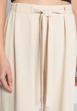 Even&Odd Mujer BELT DETAIL WIDE LEG PANTS - Pantalones - Beige -Even&Odd Ventas 2024 d141392ace1c430a8894e0bcbeddd1fe