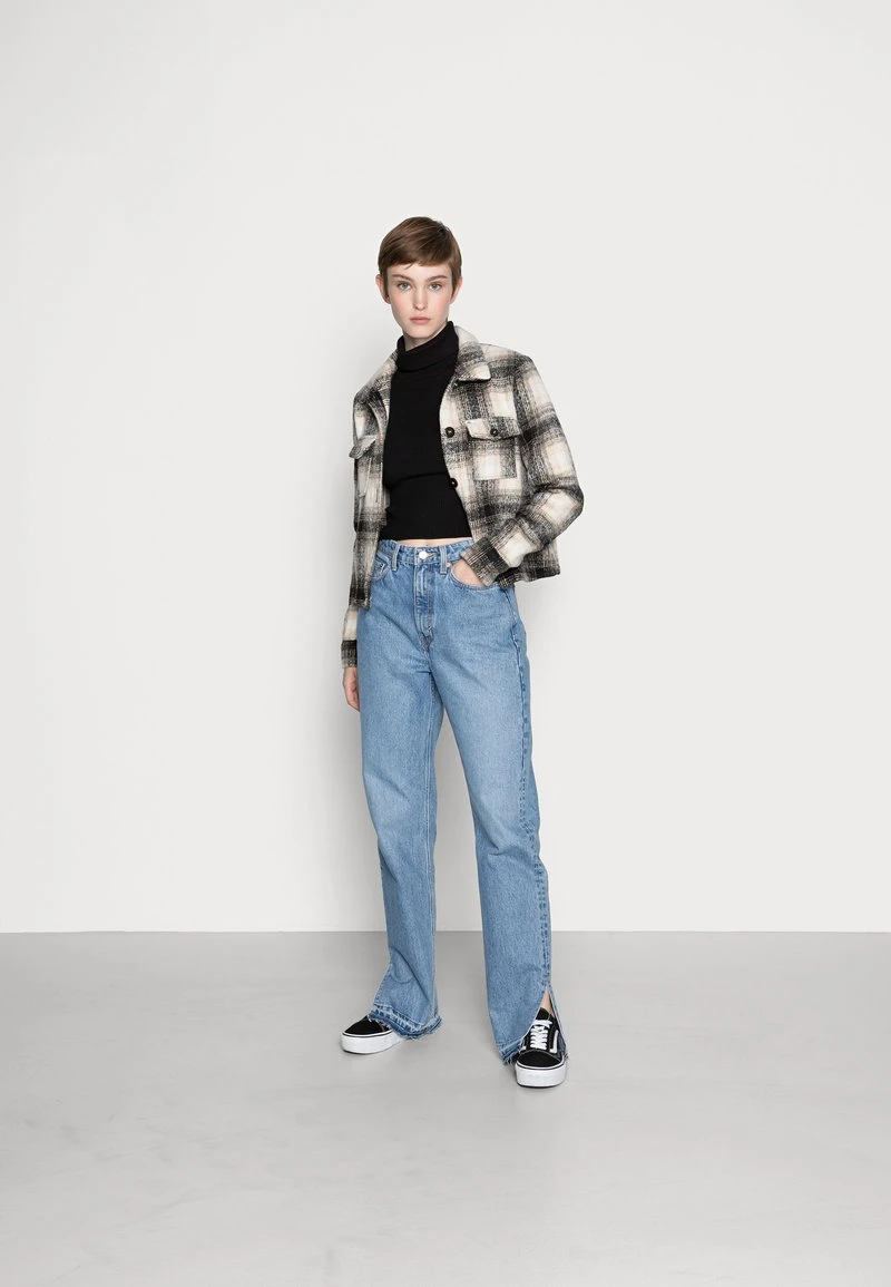 Even&Odd Mujer CROPPED TURTLE NECK 2 PACK - Jersey De Punto - Black/olive 3 Even&Odd Mujer CROPPED TURTLE NECK 2 PACK - Jersey De Punto - Black/olive