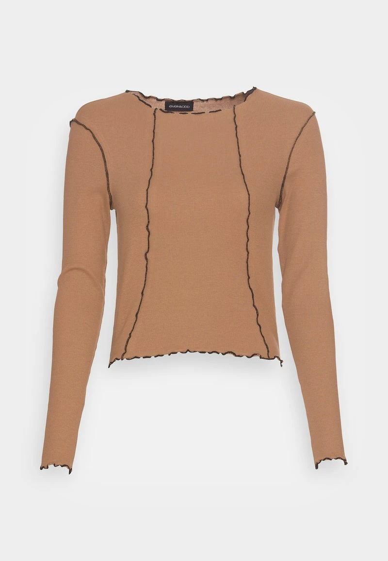 Even&Odd Mujer Camiseta De Manga Larga - Brown 6 Even&Odd Mujer Camiseta De Manga Larga - Brown - Imagen 4