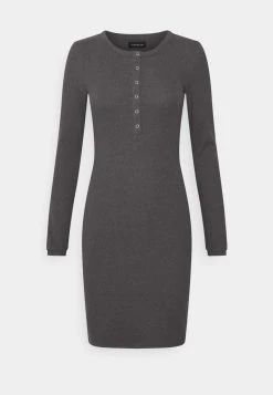 Even&Odd Mujer Vestido Informal - Mottled Dark Grey