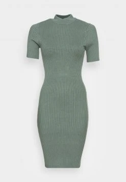 Even&Odd PERKIN NECK SHORT SLEEVE DRESS - Vestido De Punto - Olive, Mujer -Even&Odd Ventas 2024 d4e7fffe0dc24e62bbf59e5c990bd0cc