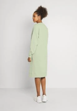 Even&Odd Mujer SWEAT - Midi Slit Dress - Vestido Informal - Light Green -Even&Odd Ventas 2024 d526d46f028447aeb651e257163564ba