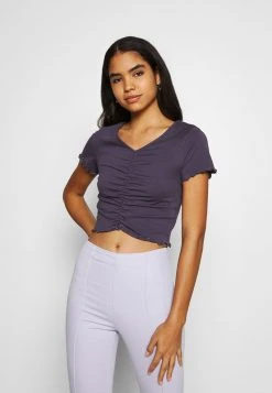 Even&Odd Mujer Camiseta Básica - Blue