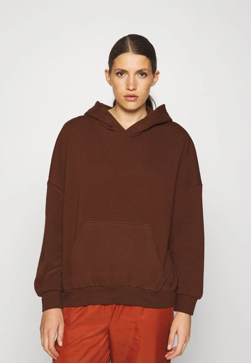 Even&Odd Mujer HOODIE LONG WITHOUT DRAWCORD AND POCKET - Jersey Con Capucha - Brown 3 Even&Odd Mujer HOODIE LONG WITHOUT DRAWCORD AND POCKET - Jersey Con Capucha - Brown