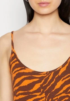 Even&Odd Vestido Largo - Orange/brown, Mujer -Even&Odd Ventas 2024 d87904e7dc9745118a76f228671f2901