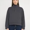 Even&Odd Mujer OVERSIZED POPPER HIGH NECK - Sudadera - Grey -Even&Odd Ventas 2024 d88dc5774a394534bb50a2a7d88eb684