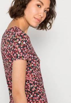 Even&Odd Mujer Vestido Informal - Black / Multi-coloured -Even&Odd Ventas 2024 dbba7582db2c40e18472ba0eef260524