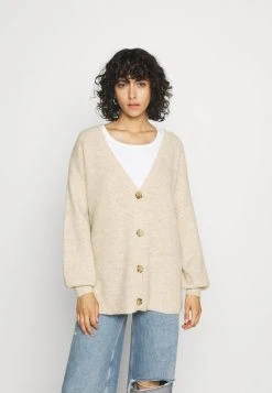 Even&Odd Mujer MID LENGTH BUTTON DOWN - Chaqueta De Punto - Camel