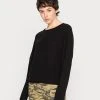 Even&Odd Mujer OVERSIZE CROPPED ROLLED EDGE JUMPER - Jersey De Punto - Black -Even&Odd Ventas 2024 e2253c901cb3458c94621e3b026918d7