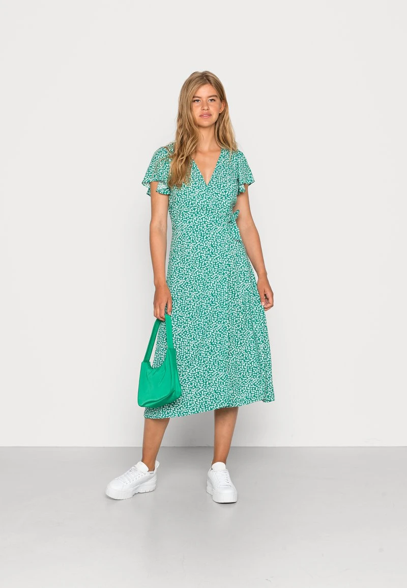 Even&Odd Mujer Vestido Informal - Green/white 4 Even&Odd Mujer Vestido Informal - Green/white - Imagen 2