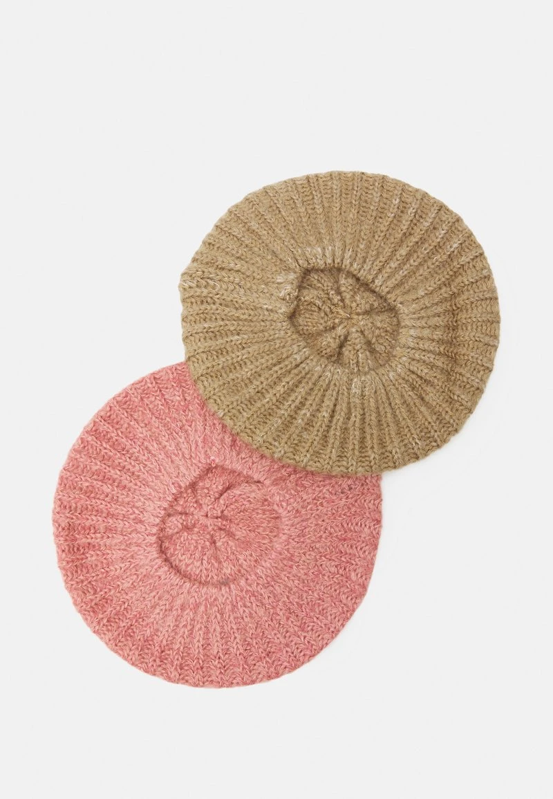 Even&Odd Mujer 2 PACK - Gorro - Pink/light Grey 4 Even&Odd Mujer 2 PACK - Gorro - Pink/light Grey - Imagen 2