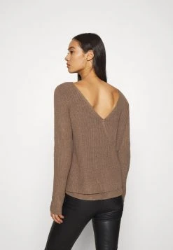 Even&Odd Mujer BASIC- BACK DETAIL JUMPER - Jersey De Punto - Light Brown -Even&Odd Ventas 2024 e3096665c42f43f3a035bb4e126e0760