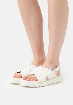 Even&Odd Sandalias Con Plataforma - White, Mujer