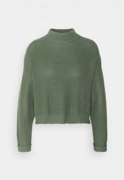 Even&Odd Mujer CROPPED MOCK NECK - Jersey De Punto - Green -Even&Odd Ventas 2024 e71bb0761ba34dbd84b96d7fb3726997
