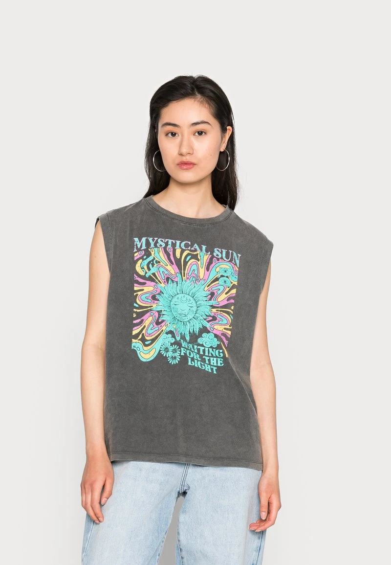 Even&Odd Mujer Camiseta Estampada - Black 3 Even&Odd Mujer Camiseta Estampada - Black