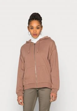 Even&Odd Mujer Sudadera Con Cremallera - Brown